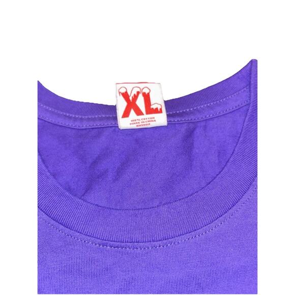 Ice Cream Running Dog T-Shirt - IceCream Graphic - Mens XL Tee - Prism Violet - Picture 5 of 5